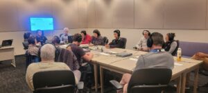 Participants in our noise testing trials at Boeing Noise Lab's Critical Listening Facility.