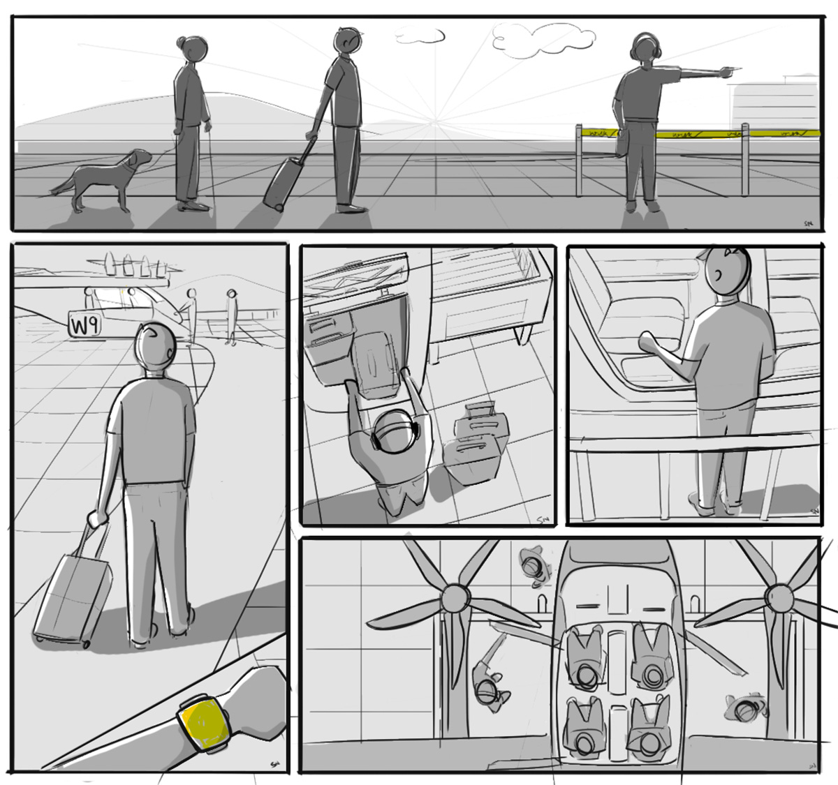 Passengers Boarding a Wisk flight